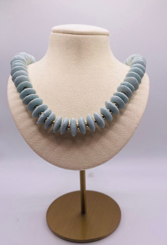 African Clay Bead Necklace